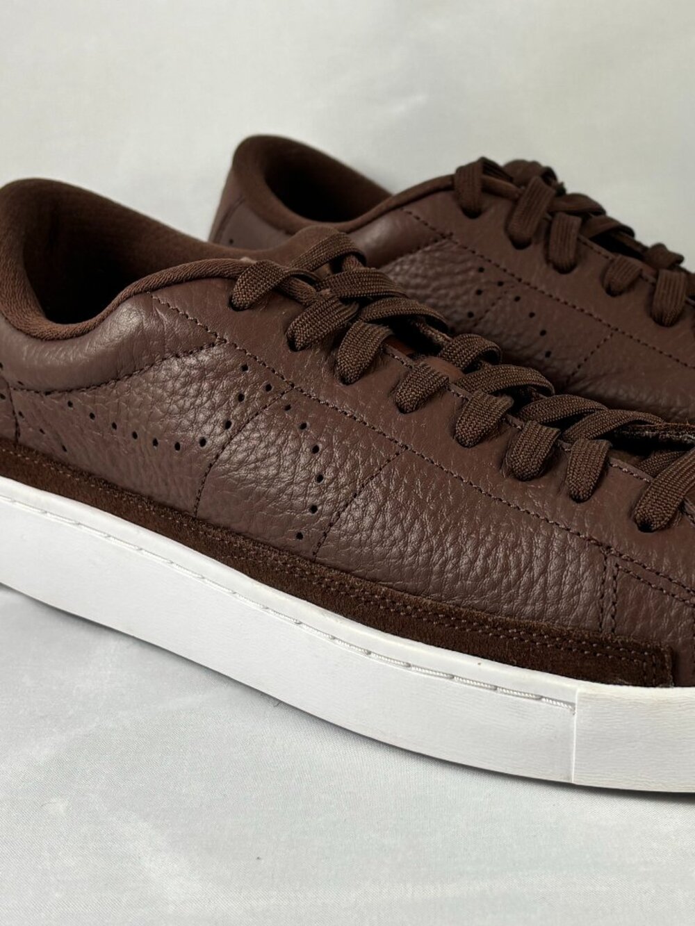 Men's Nike Blazer low in the "Light Chocolate" colourway, size 9.5US